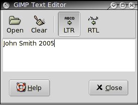 Text Entry Dialog